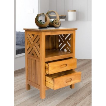 Solid Teak Wood Side Table ST1085